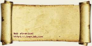 Jovana Ruski vizit kartica